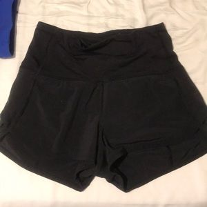 Lululemon high waisted speed shorts